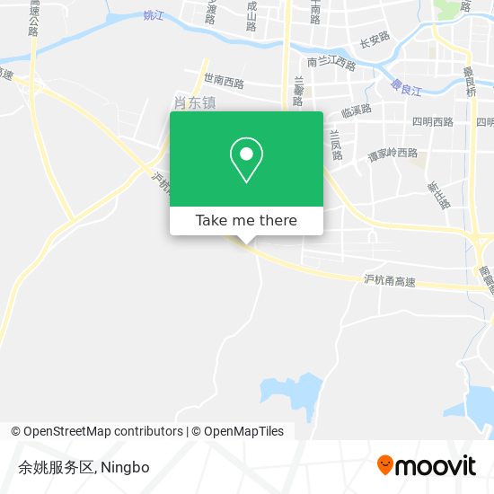 余姚服务区 map