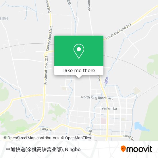 中通快递(余姚高铁营业部) map