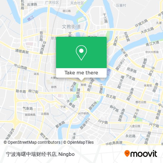宁波海曙中瑞财经书店 map