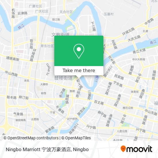 Ningbo Marriott 宁波万豪酒店 map