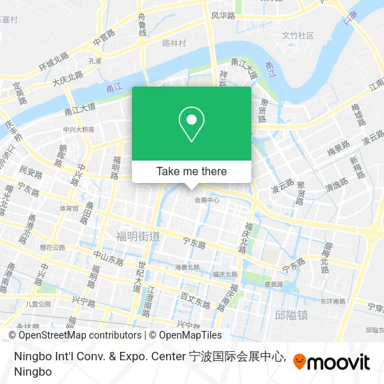 Ningbo Int'l Conv. & Expo. Center 宁波国际会展中心 map