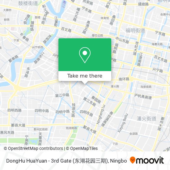 DongHu HuaYuan - 3rd Gate (东湖花园三期) map