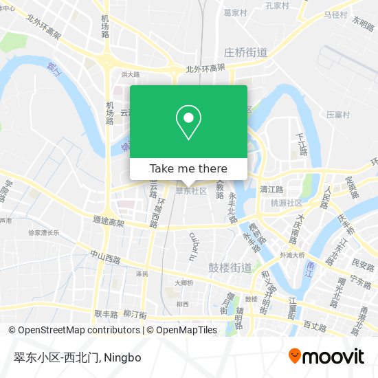 翠东小区-西北门 map