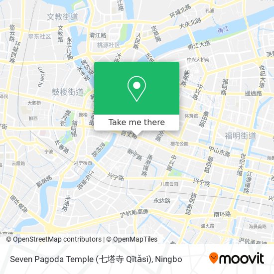Seven Pagoda Temple (七塔寺 Qītǎsì) map