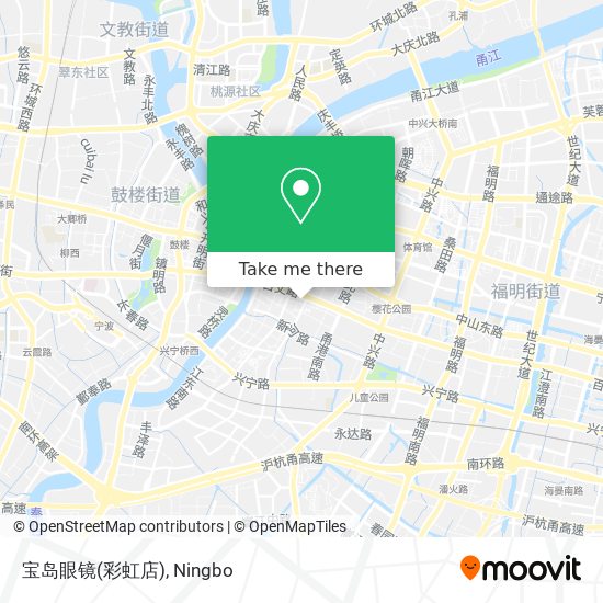 宝岛眼镜(彩虹店) map