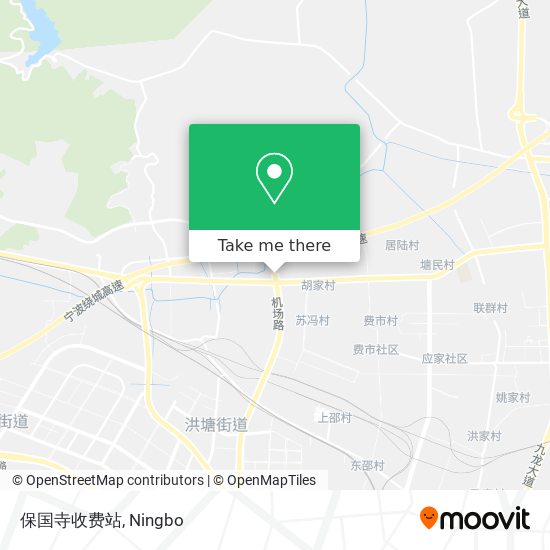 保国寺收费站 map
