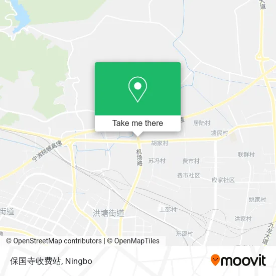 保国寺收费站 map