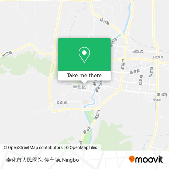 奉化市人民医院-停车场 map