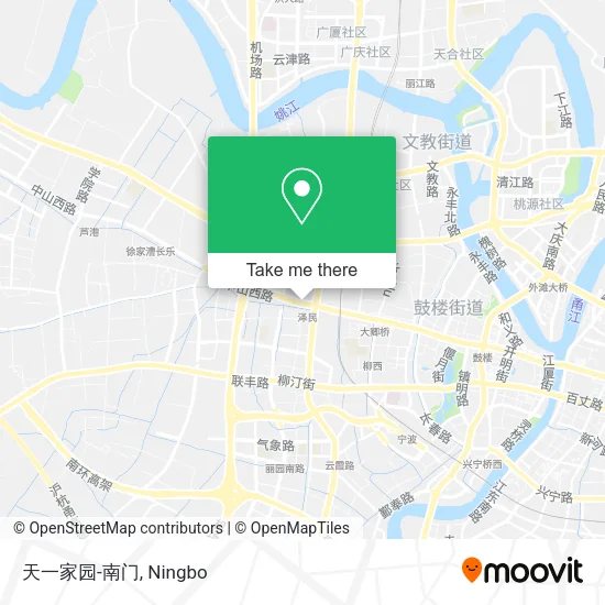 天一家园-南门 map