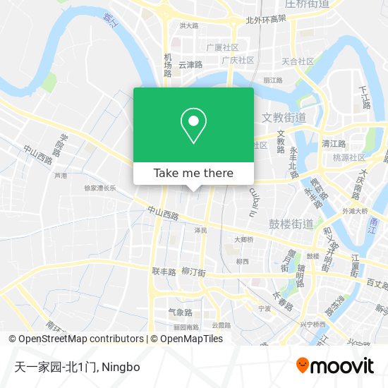 天一家园-北1门 map