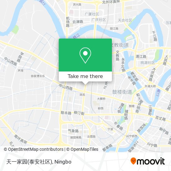 天一家园(泰安社区) map