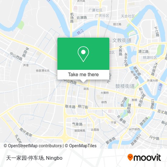 天一家园-停车场 map