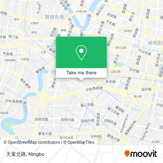 天童北路 map
