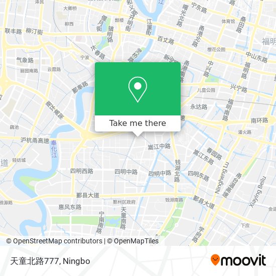 天童北路777 map