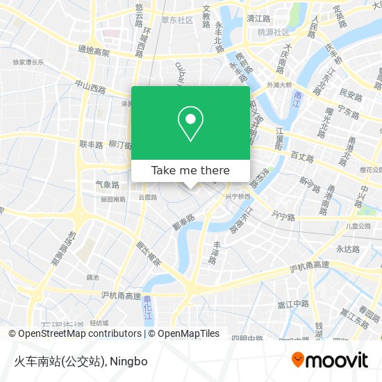 火车南站(公交站) map