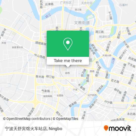 宁波天舒宾馆火车站店 map
