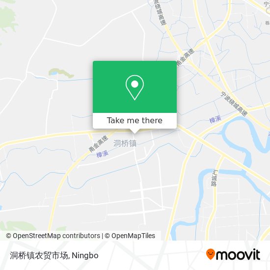 洞桥镇农贸市场 map