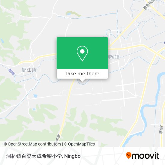 洞桥镇百梁天成希望小学 map