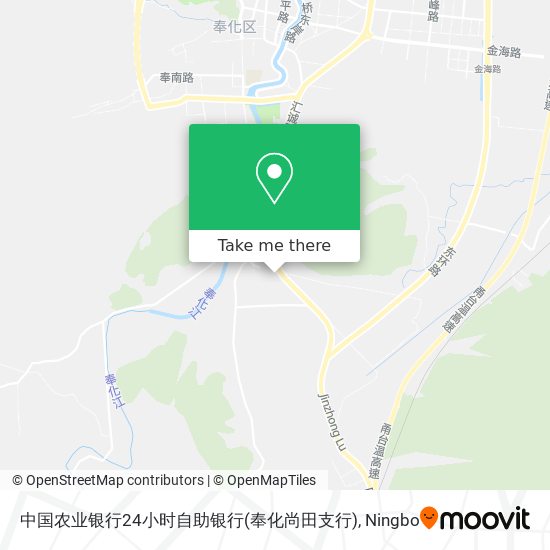中国农业银行24小时自助银行(奉化尚田支行) map