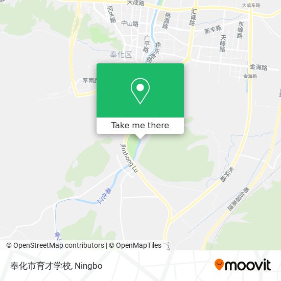 奉化市育才学校 map