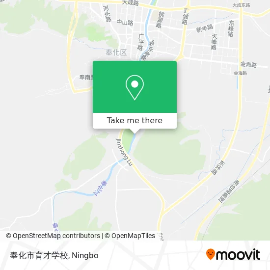 奉化市育才学校 map