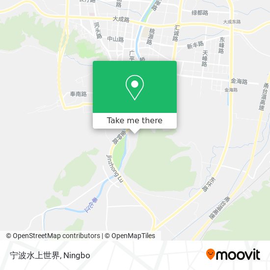 宁波水上世界 map