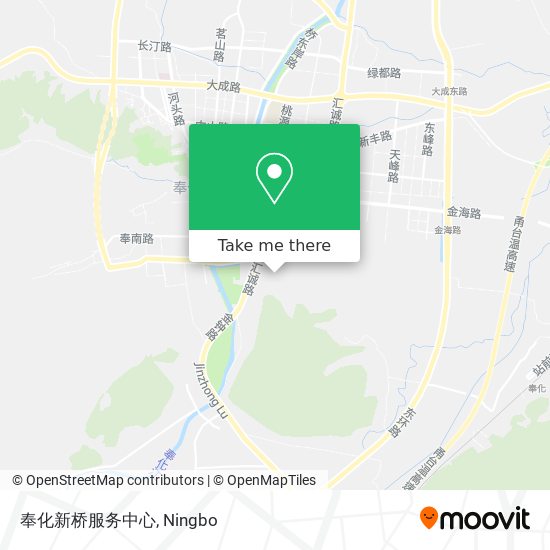 奉化新桥服务中心 map