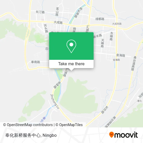 奉化新桥服务中心 map