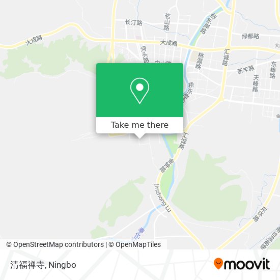 清福禅寺 map