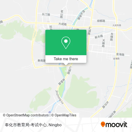 奉化市教育局-考试中心 map