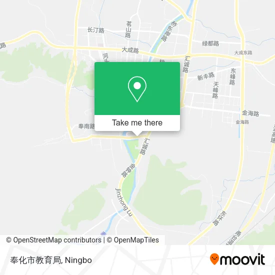奉化市教育局 map