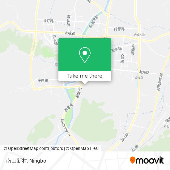 南山新村 map