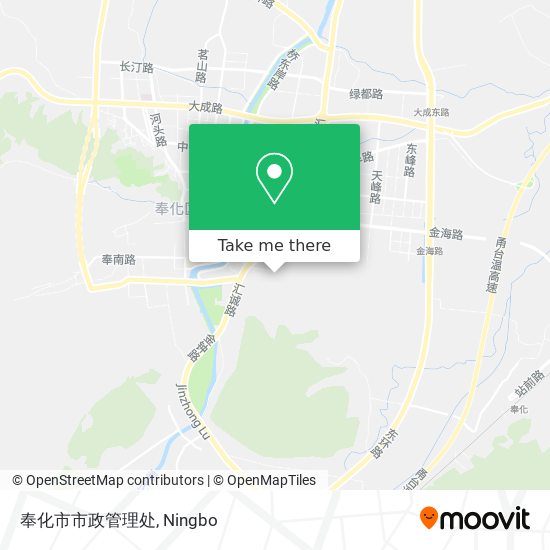 奉化市市政管理处 map
