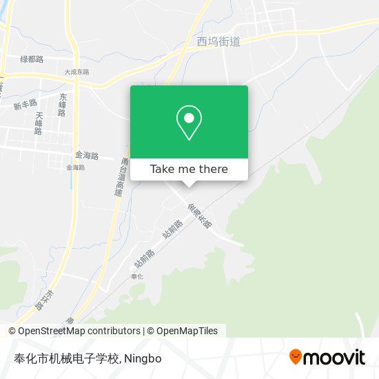 奉化市机械电子学校 map