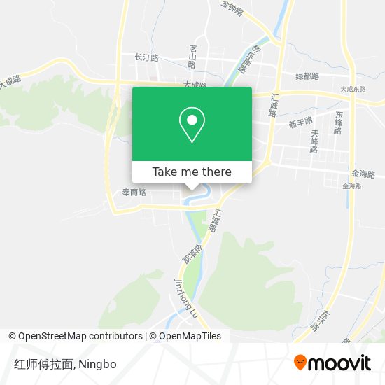红师傅拉面 map
