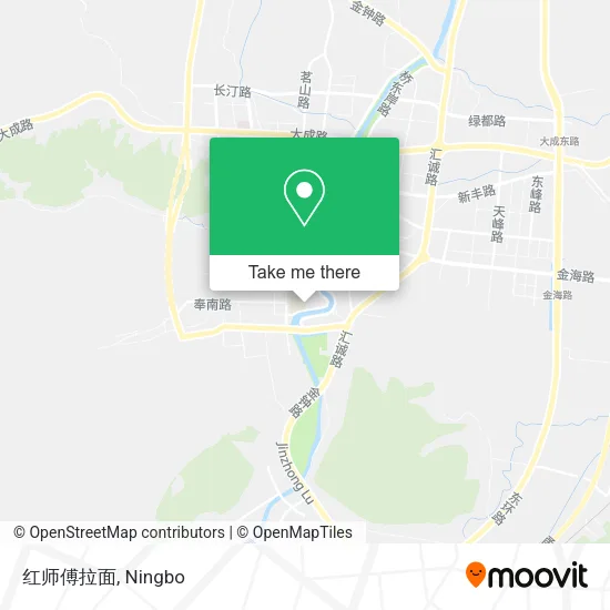 红师傅拉面 map