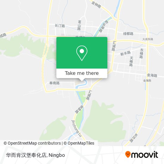 华而肯汉堡奉化店 map