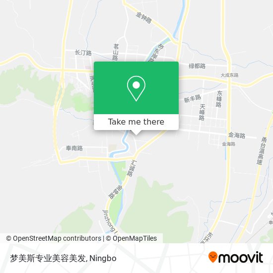 梦美斯专业美容美发 map