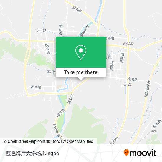 蓝色海岸大浴场 map