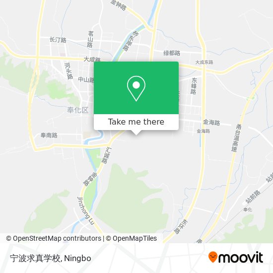 宁波求真学校 map