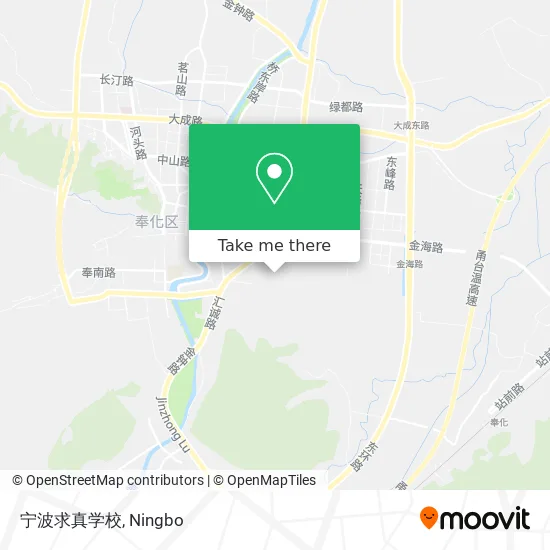 宁波求真学校 map