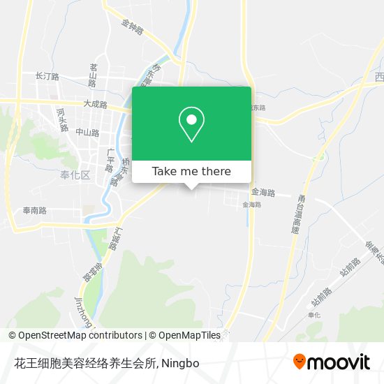 花王细胞美容经络养生会所 map