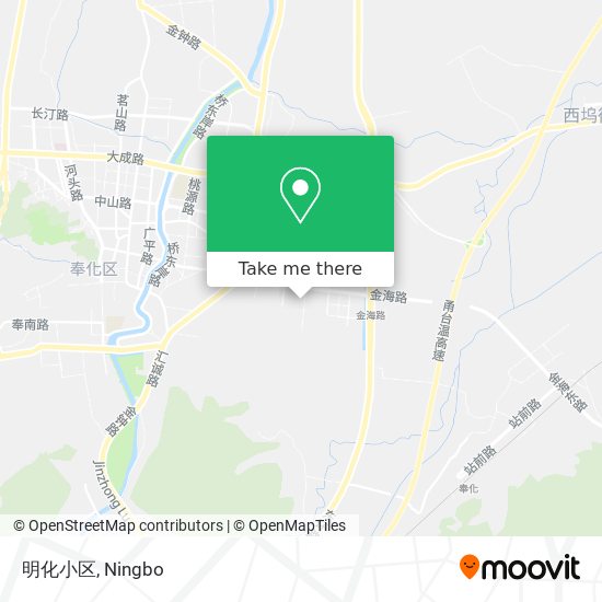 明化小区 map