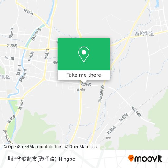 世纪华联超市(聚晖路) map