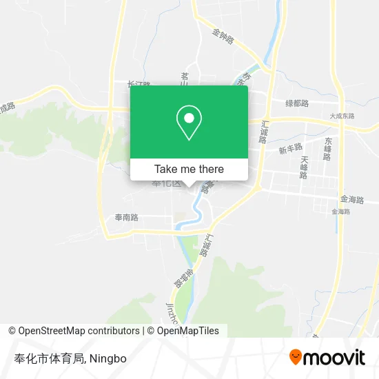 奉化市体育局 map