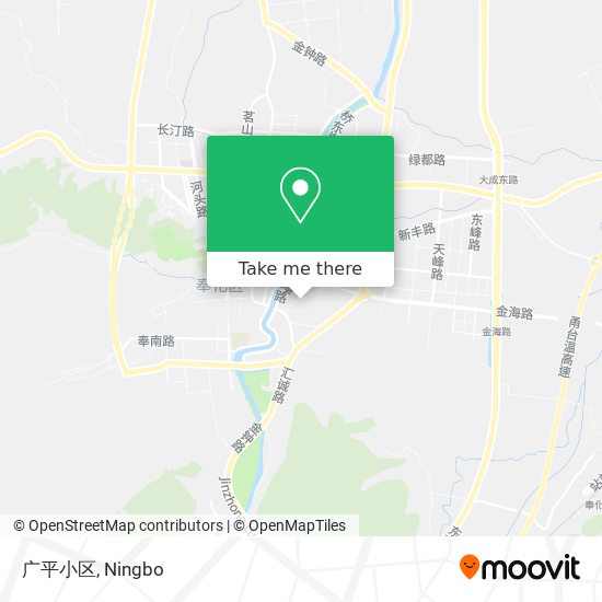 广平小区 map