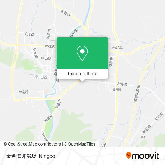 金色海滩浴场 map