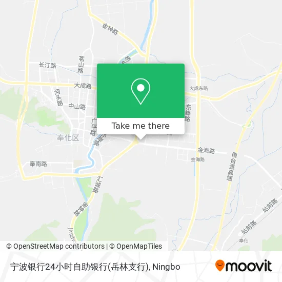 宁波银行24小时自助银行(岳林支行) map