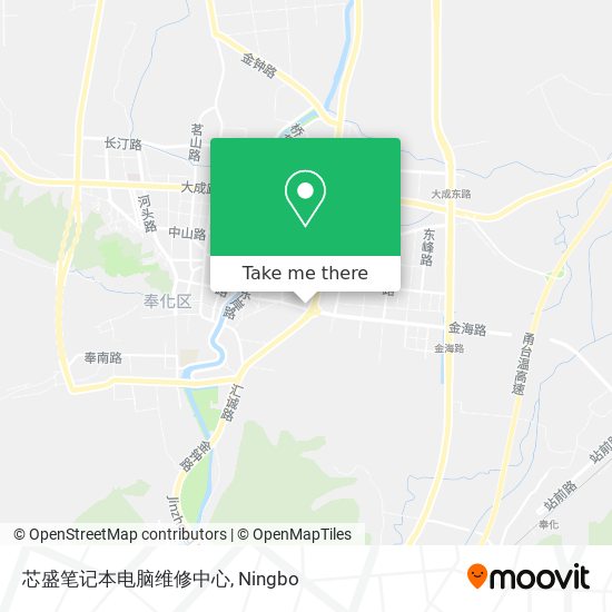 芯盛笔记本电脑维修中心 map