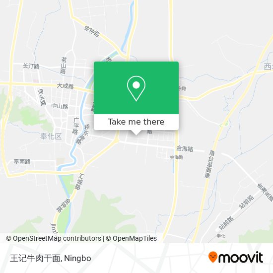 王记牛肉干面 map